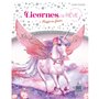 Licornes de rêve - Cahier de stickers - Magie des fleurs nouvelle édition