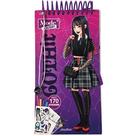 Carnet créatif Mode Academy Gothic (avec un bracelet)