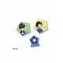 SET DE 3 PIN'S BLUE LOCK - MODELE 1 - 2025