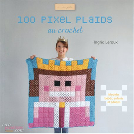 100 pixels plaids au crochet