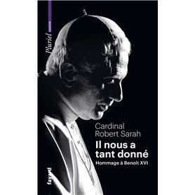 Il nous a tant donné