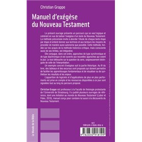 Manuel d'exégèse du Nouveau Testament