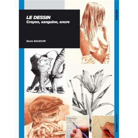 DESSIN CRAYON SANGUINE ENCRE