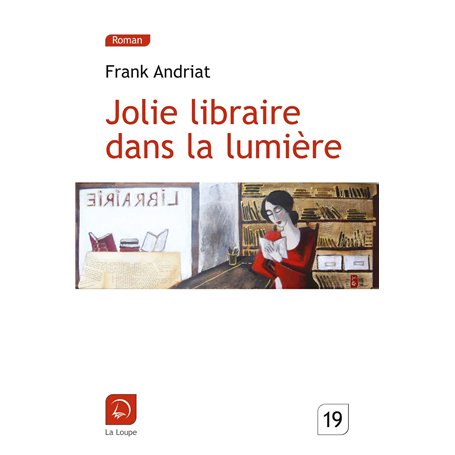 Jolie libraire dans la lumière