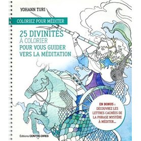 Coloriez pour méditer - 25 divinités à colorier por vous guider vers la méditation