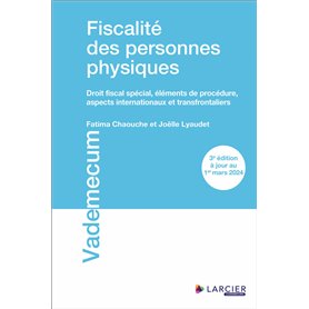Fiscalité des personnes physiques - Droit fiscal spécial