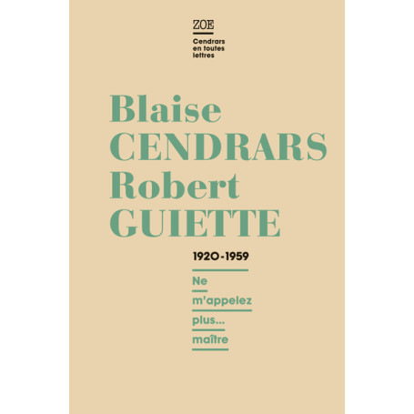 Lettres 1920-1959