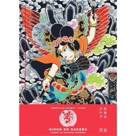 Jeune fille céleste - Ten'nyo - Carnets de croquis japonais