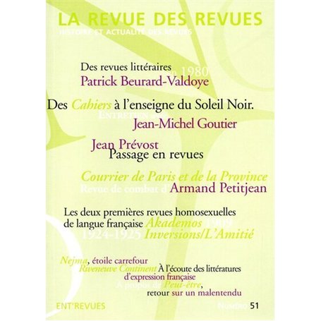 La Revue des revues - numéro 51