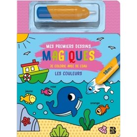 Mon premier Je colorie avec de l'eau: Les couleurs