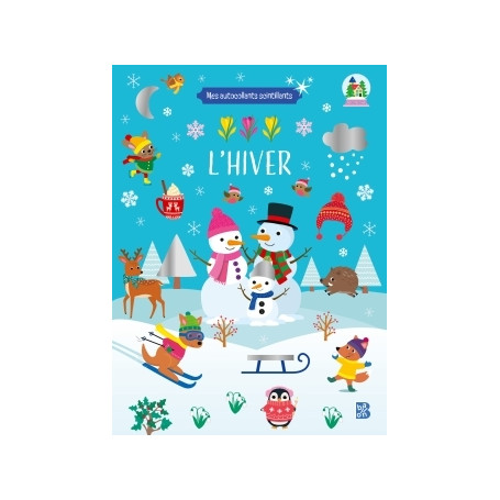 Mes autocollants scintillants Hiver