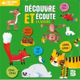 Livre sonore avec flap La nature !