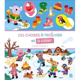 101 choses à trouver et à coller: L'hiver