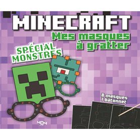 Minecraft - Pochettes de masques à gratter spécial monstres !