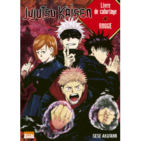Jujutsu Kaisen - Livre de coloriage Rouge