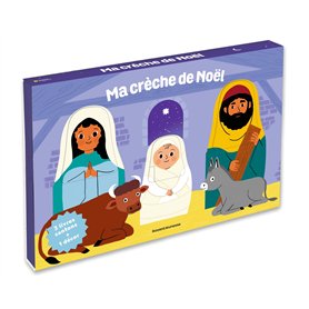 Ma crèche de Noël - trois livres-santons et un décor