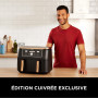Ninja Foodi MAX Dual Zone Air Fryer, Friteuse sans huile, 2 tiroirs, 9,5 L, 6-en-1 (Air Fry, Max Crisp, rôtir, cuire, réchauffer