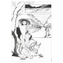 Ex-libris Noir & Blanc Demon Days par Peach Momoko (30 x 40 cm)