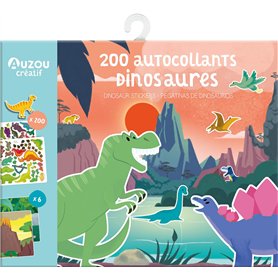 200 autocollants dinosaures NED
