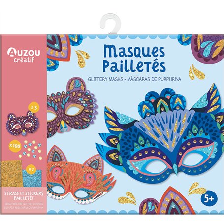 Masque pailletés - Ma pochette d'artiste