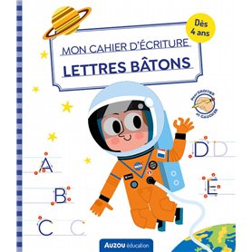Mon cahier d'écriture - Lettres batons - Espace