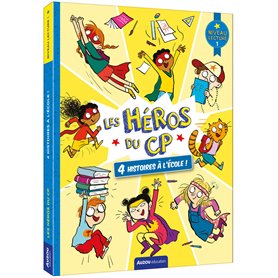 Les héros du CP - 4 histoires de à l'école niv 1