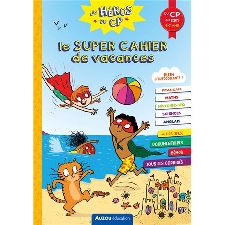 Les héros du CP Le Super cahier de vacances - Du CP au CE1
