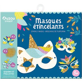 Masques étincelants - Ma pochette d'artiste