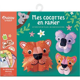 MA POCHETTE D'ARTISTE - MES COCOTTES EN PAPIER