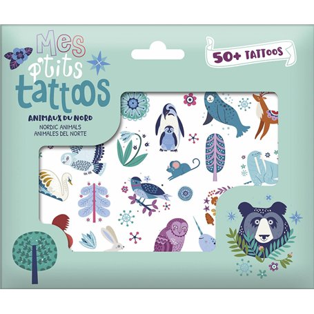 Mes p'tits tattoos - Animaux du Nord
