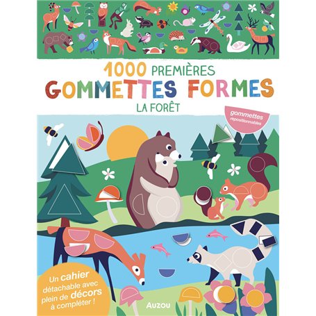 1000 PREMIERES GOMMETTES FORMES - LA FORET