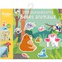 MA POCHETTE D'ARTISTE - 200 AUTOCOLLANTS BEBES ANIMAUX