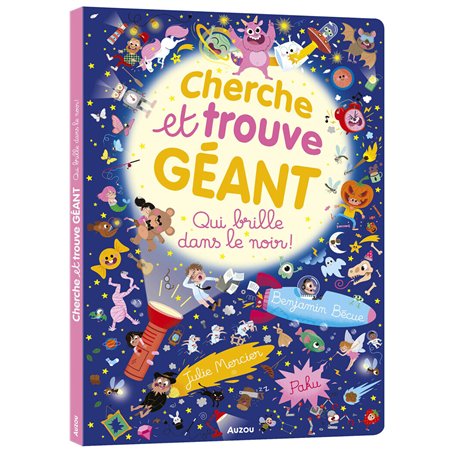CHERCHE ET TROUVE GEANT - QUI BRILLE DANS LE NOIR !