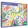 4 puzzles à colorier
