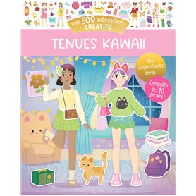 Mes 500 autocollants créatifs - Tenues kawaii