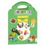 P'tit loup - mes stickers en relief - vive pâques