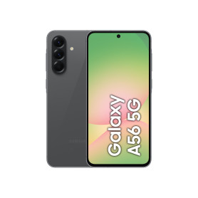 Samsung Galaxy A56 5G, smartphone Android, 256 Go de stockage, 8 Go de RAM, anthracite, mise à niveau du système d'exploitation 