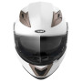 Casque Moto Modulable Homme ECE Homologué-YEMA YM-925 Casque Scooter Femme Adulte Double Visière-Blanc-XL