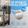 Shernax Egoutoire Vaisselle Cuisine en Acier Inoxydable avec Tapis egouttoir Vaisselle, egouttoir Vaisselle à 2 Niveaux avec bac
