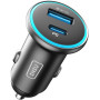 INIU 66W Allume Cigare USB C, 33W USB C + 30W A Charge Rapide Chargeur Voiture Prise Allume Cigare 12V pour iPhone 16 15 14 13 1