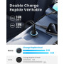 INIU 66W Allume Cigare USB C, 33W USB C + 30W A Charge Rapide Chargeur Voiture Prise Allume Cigare 12V pour iPhone 16 15 14 13 1