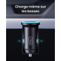 INIU 66W Allume Cigare USB C, 33W USB C + 30W A Charge Rapide Chargeur Voiture Prise Allume Cigare 12V pour iPhone 16 15 14 13 1