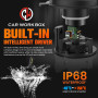 CAR WORK BOX H4 LED Ampoules 28000LM 130W LED Lampe Phares pour 12V Voiture, 6500K