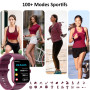 Blackview Montre Connectée Femmes, avec Fonction téléphonique/Rappel de Message, Montre de Sport avec 100+ Modes Sportifs, Monit