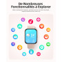 Parsonver Montre Connectée Femme avec 5ATM Étanche, Montre Sport pour Natation, 1,8" HD Smartwatch avec 100+ Sportifs, Sommeil, 