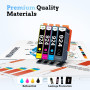 LxTek 924 Cartouches d'encre pour HP 924 Cartouches Compatibles pour HP OfficeJet 8120e 8122e 8124e 8125e pour OfficeJet Pro 813