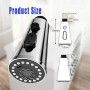 Qazuwa 3 Modes Douchette Evier Cuisine,Tête Douchette Pour Mitigeur Extractible Cuisine,Tête Robinet Cuisine Douchette,Chromé,Re