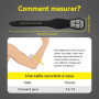 AGPTEK 1 x Coudières Épicondylite Ruban de Coude de Tennis pour Tendinite Soulagement de la Douleur, Coudières Réglables et Anti