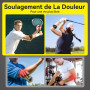 AGPTEK 1 x Coudières Épicondylite Ruban de Coude de Tennis pour Tendinite Soulagement de la Douleur, Coudières Réglables et Anti