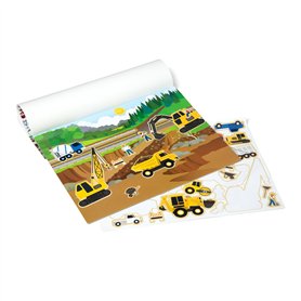 Melissa & Doug Livres d'Autocollants réutilisables Véhicules
